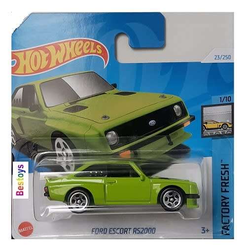Hotwheels Hot Wheels Diecast Model Car 2024 23/250 Ford Escort RS 2000 RS2000 1/64 scale