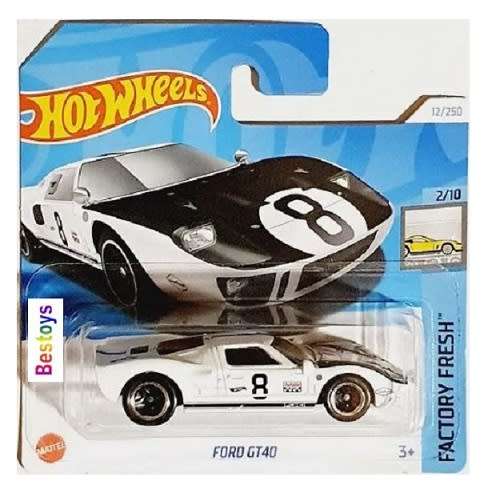 Hot Wheels Hotwheels 2024 12/250 Ford GT 40 GT40 No 8 1/64 scale