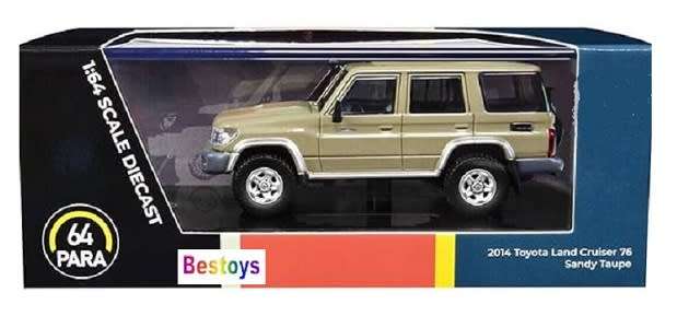 Para 64 Paragon Diecast Model Car 65316 Toyota Land Cruiser 76 RHD 1/64 scale