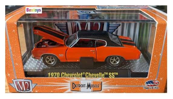 Castline M2 Diecast Model Car Detroit Muscle Chevy Chevrolet Chevelle SS 1970 1/64 scale
