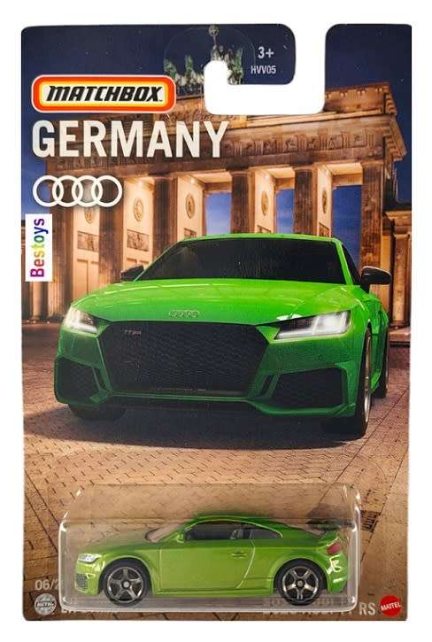 Matchbox Car Germany series Audi TT RS 2020 1/64 scale