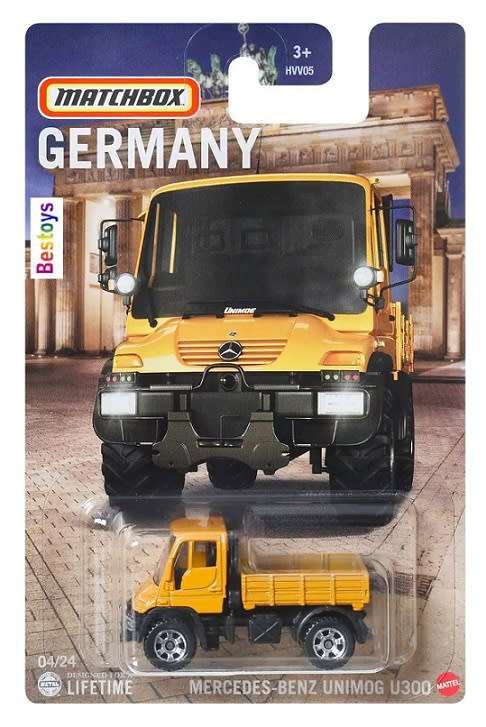 Matchbox Diecast Model Car Germany series Mercedes Benz Unimog U 300 U300