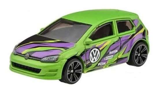 Hotwheels Hot Wheels Diecast Model Car Neon Speeders VW Volkswagen Golf Mk 7 1/64 scale