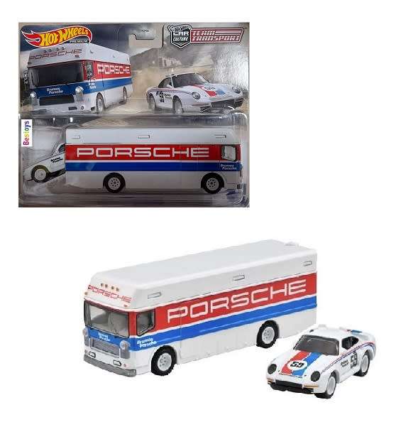 Hot Wheels Hotwheels Car Culture Team Transport Porsche 959 1986 + Euro Hauler Truck