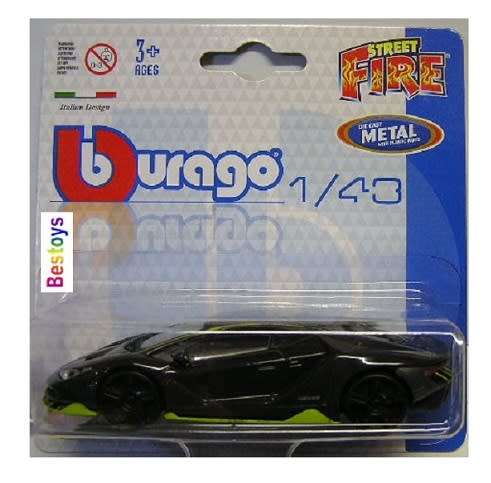 Burago Diecast Model Car Lamborghini Centenario 1/43 scale