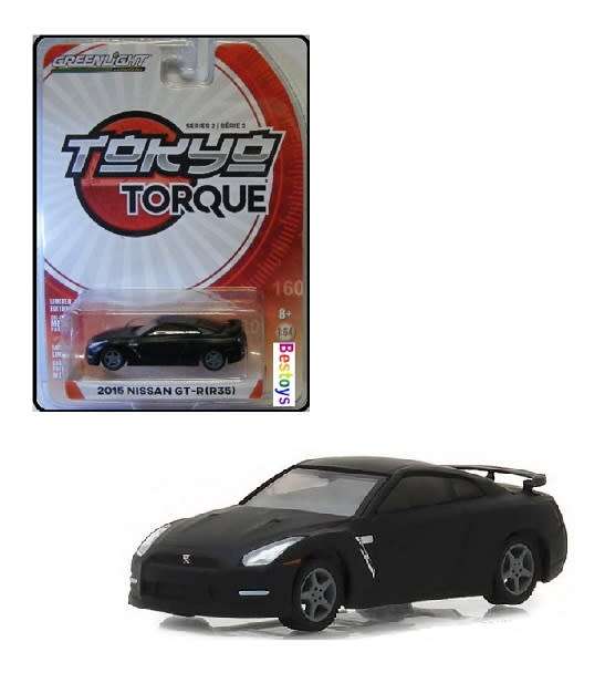 Greenlight Diecast Model Car Tokyo Torque Nissan GT-R GTR R35 2015 1/64 scale