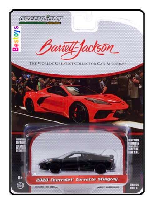Greenlight Diecast Model Car Barrett Jackson Auction Series Chevy Chevrolet Corvette Stingray 2020