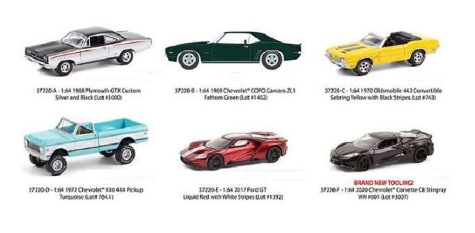 Greenlight Diecast Model Car Barrett Jackson Auction Series Chevy Chevrolet Corvette Stingray 2020