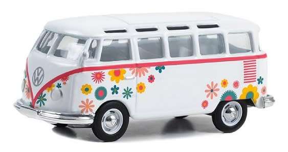Greenlight VDub Series VW Volkswagen Kombi Samba Bus 1964 1/64 scale