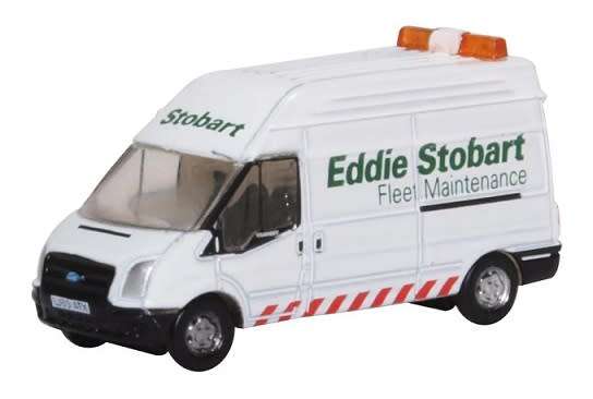 Oxford Diecast Model Car FT021 Ford Transit Van LWB High Roof Eddie Stobart Fleet Maintenance 1/76