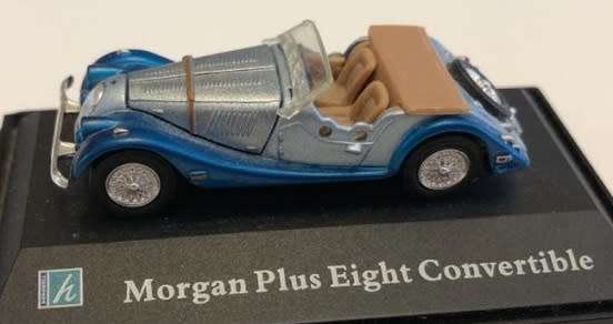 Cararama Hongwell Diecast Model Car Morgan Plus Eight Convertible 1/72 OO railway scale