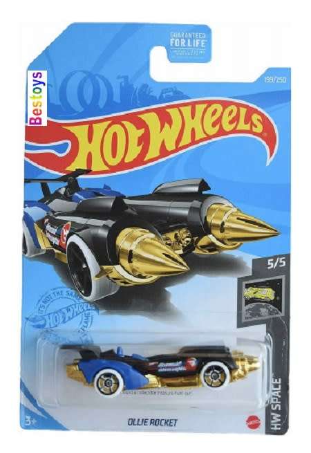 Hotwheels Hot Wheels Diecast Model Car Treasure Hunt 2021 199/250 Ollie Rocket Space