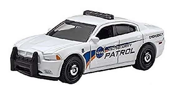 Matchbox Diecast Model Car 2023 86/100 Dodge Charger Pursuit `NASA Patrol` 1/64 scale