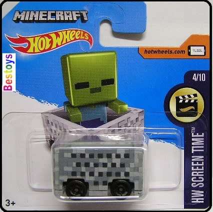 Hotwheels Hot Wheels Diecast Model Car 2017 24/365 XBox Gaming Minecraft Minecar