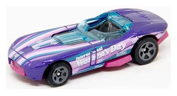 Hotwheels Hot Wheels Diecast Model Car 2024 76/250 Rrroadster `Women`s Day` Celebration Racers 1/64