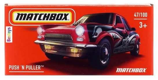 Matchbox Power Grab 2022 47/100 Push N Puller 1/64 scale