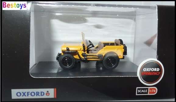 Oxford Diecast Model Car WMB005 Willys Jeep MB "AA" 1/76 OO railway scale