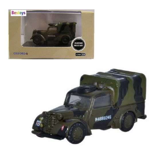 Oxford Diecast Model Car TIL001 Austin Tilly Van Military 9th Survey Reg. 1/76 OO railway scale