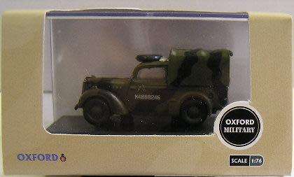 Oxford Diecast Model Car TIL001 Austin Tilly Van Military 9th Survey Reg. 1/76 OO railway scale