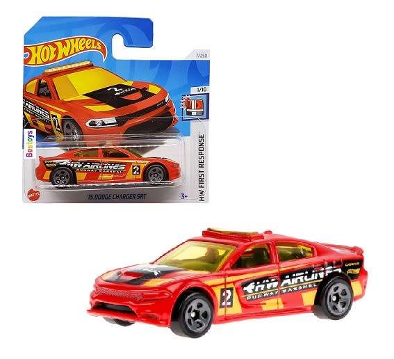 Hotwheels Hot Wheels Diecast Model Car 2024 7/250 Dodge Charger SRT 2015 No 2 First Response 1/64 sc