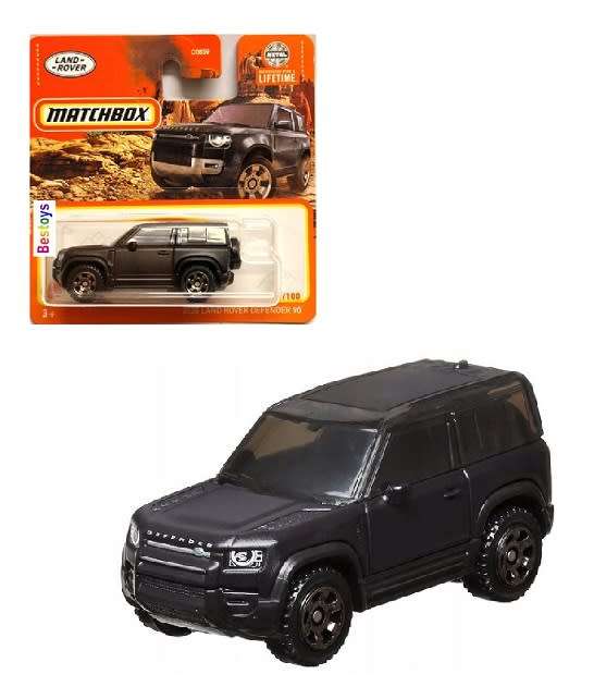 Matchbox Diecast Model Car 2024 61/100 Land Rover Defender 90 2020 1/64 scale