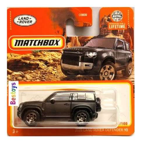Matchbox Diecast Model Car 2024 61/100 Land Rover Defender 90 2020 1/64 scale