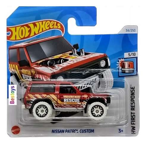 Hotwheels Hot Wheels Diecast Model Car 2024 34/250 Nissan Patrol Custom "Mountain Rescue" First Resp