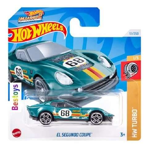 Hot Wheels 2024 51/250 El Segundo Coupe No 68 Turbo