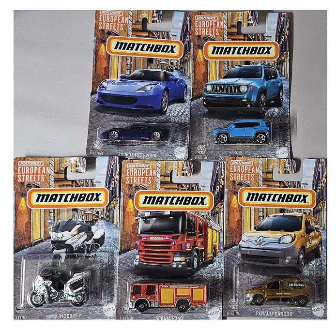 Matchbox Diecast Model Bike Motorcycle European Streets Series BMW R 1200 R1200 RT Police