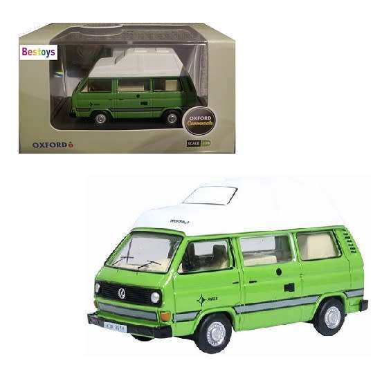 Oxford Diecast Model Car T25001 VW Volkswagen Kombi T 3 T3 T25 Camper Van 1/76 OO railway scale