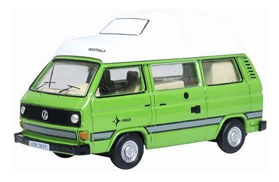 Oxford Diecast Model Car T25001 VW Volkswagen Kombi T 3 T3 T25 Camper Van 1/76 OO railway scale