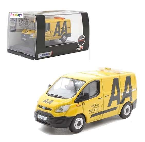 Oxford Diecast Model Car CUS001 Ford Transit Van Custom "AA" 1/76 OO railway scale