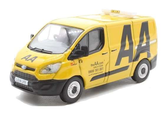 Oxford Diecast Model Car CUS001 Ford Transit Van Custom "AA" 1/76 OO railway scale