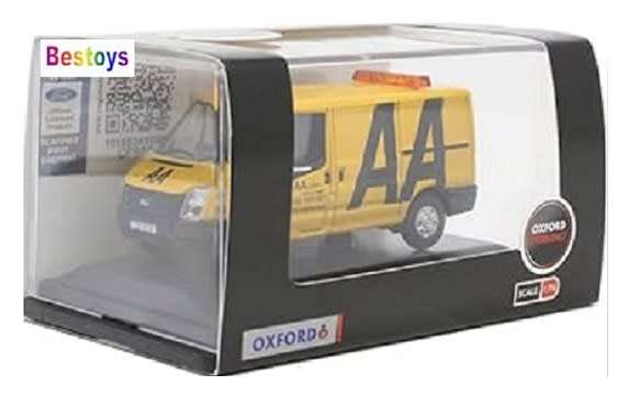 Oxford Diecast Model Car CUS001 Ford Transit Van Custom "AA" 1/76 OO railway scale