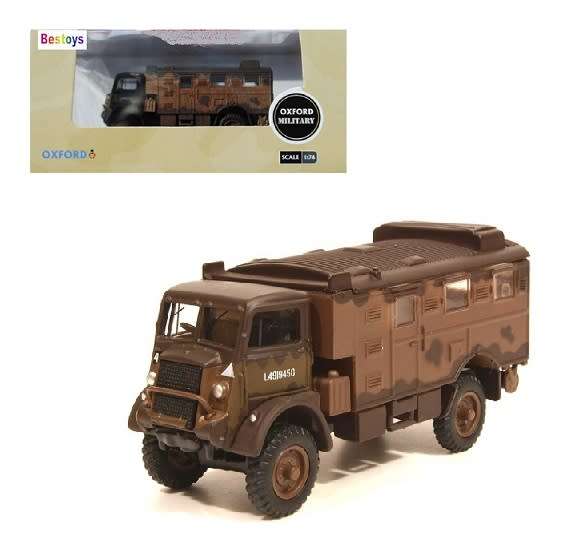 Oxford Diecast Model Truck QLR001 Bedford QLR 1st Infantry Div , UK 1942 Military 1/76 OO railway