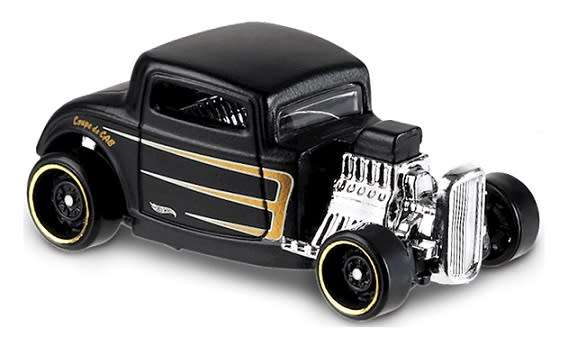 Hotwheels Hot Wheels Diecast Model Car 2019 105/250 Ford 1932 Caballero Rod Squad 1/64 scale
