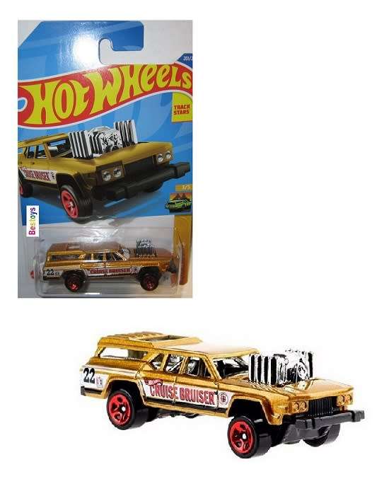 Hotwheels Hot Wheels Diecast Model Car 2022 201/250 Cruise Bruiser No 22 Wagons 1/64 scale