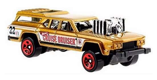 Hotwheels Hot Wheels Diecast Model Car 2022 201/250 Cruise Bruiser No 22 Wagons 1/64 scale