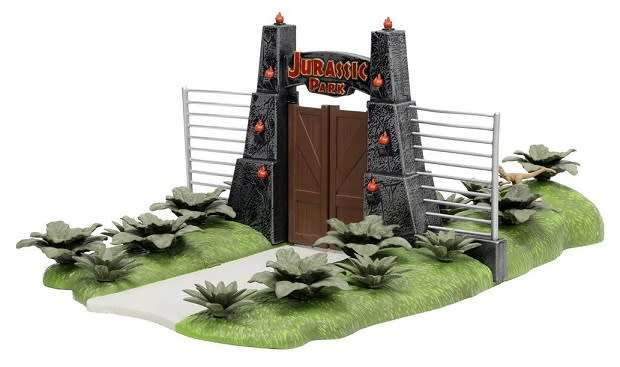 JADA Diecast Model Nano Set 34244 Jurassic Park Cars + Dinosaurs Diorama Movie Film TV