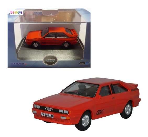 Oxford Diecast Model Car AQ001 Audi Quattro 1/76 OO Railway scale