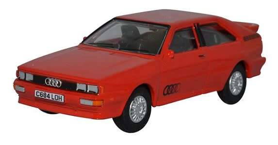 Oxford Diecast Model Car AQ001 Audi Quattro 1/76 OO Railway scale