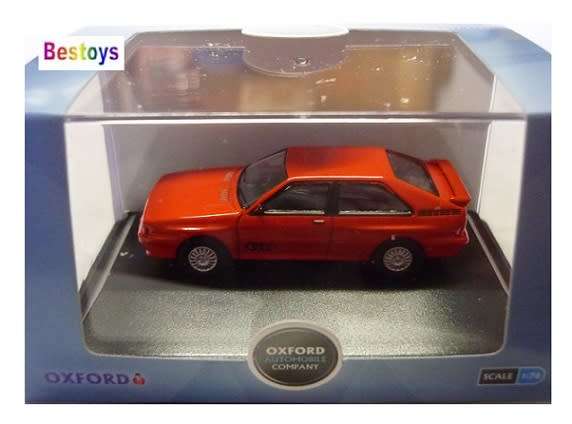 Oxford Diecast Model Car AQ001 Audi Quattro 1/76 OO Railway scale
