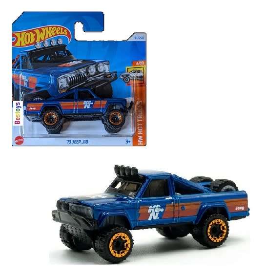 Hot Wheels Hotwheels 2024 91/250 Jeep J 10 J10 1973 "K&N" Hot Trucks 1/64 scale