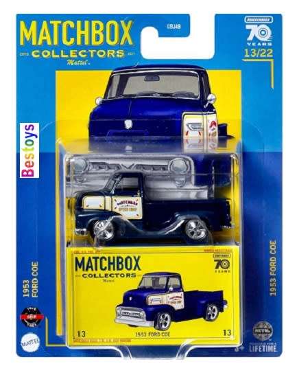 Matchbox 2023 Collectors Set Datsun Ford COE Dodge Monaco Chevy Corvette 70th Anniversary