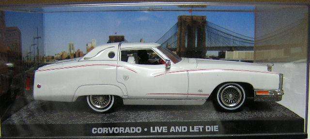 James Bond Diecast Model Car Collection Movie Film Corvorado Live & Let Die 1/43 scale new in pack