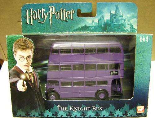Corgi Model Car Harry Potter Movie Film , Triple Decker Knight Bus , diecast , new in box