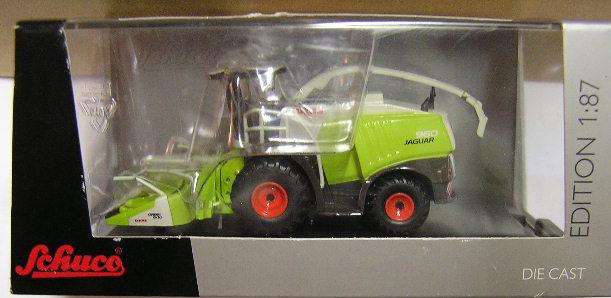 Schuco 25491 Agricultural Diecast Model , Claas Jaguar 960 Cutter ,HO 1/87 railway scale ,new in box