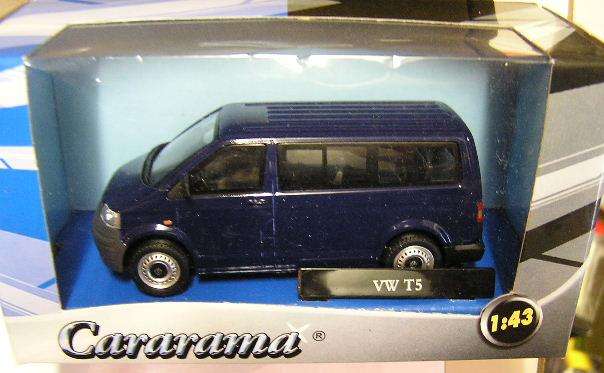 Cararama Volkswagen VW T 5 T5 Bus Kombi , 1/43 scale , new in box