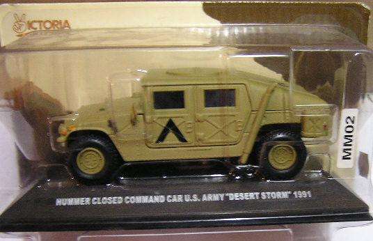 DeAgostini Military Vehicle ,Hummer Humvee Closed Command Car US Army Desert Storm 1991 , 1/43 scale