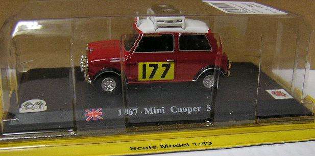 Del Prado Car Mini Cooper S Rally 1967 , 1/43 scale , new in blister pack